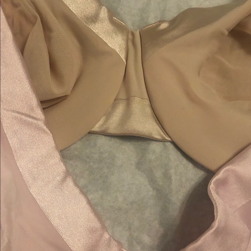 Olga Women's Bra Set - Soft Pink and Tan - Picture 3 of 6